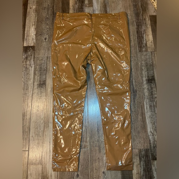 Adidas Ivy Park Latex Pant in Wild Brown Women’s Size 3X-Large NWT - Picture 6 of 7